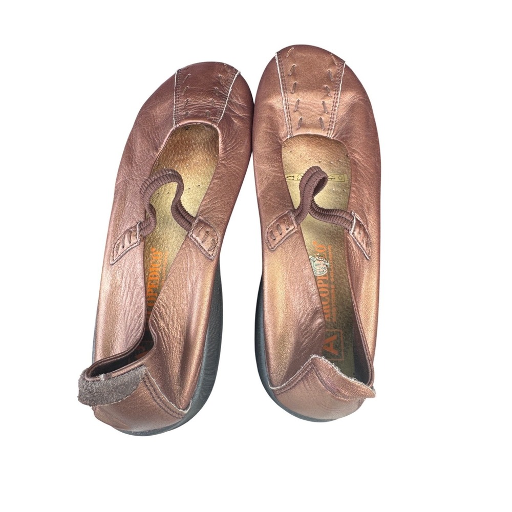 Arcopedico L15 Lytech Bronze Metallic Mary Jane Comfort Shoes EU 40 Portugal